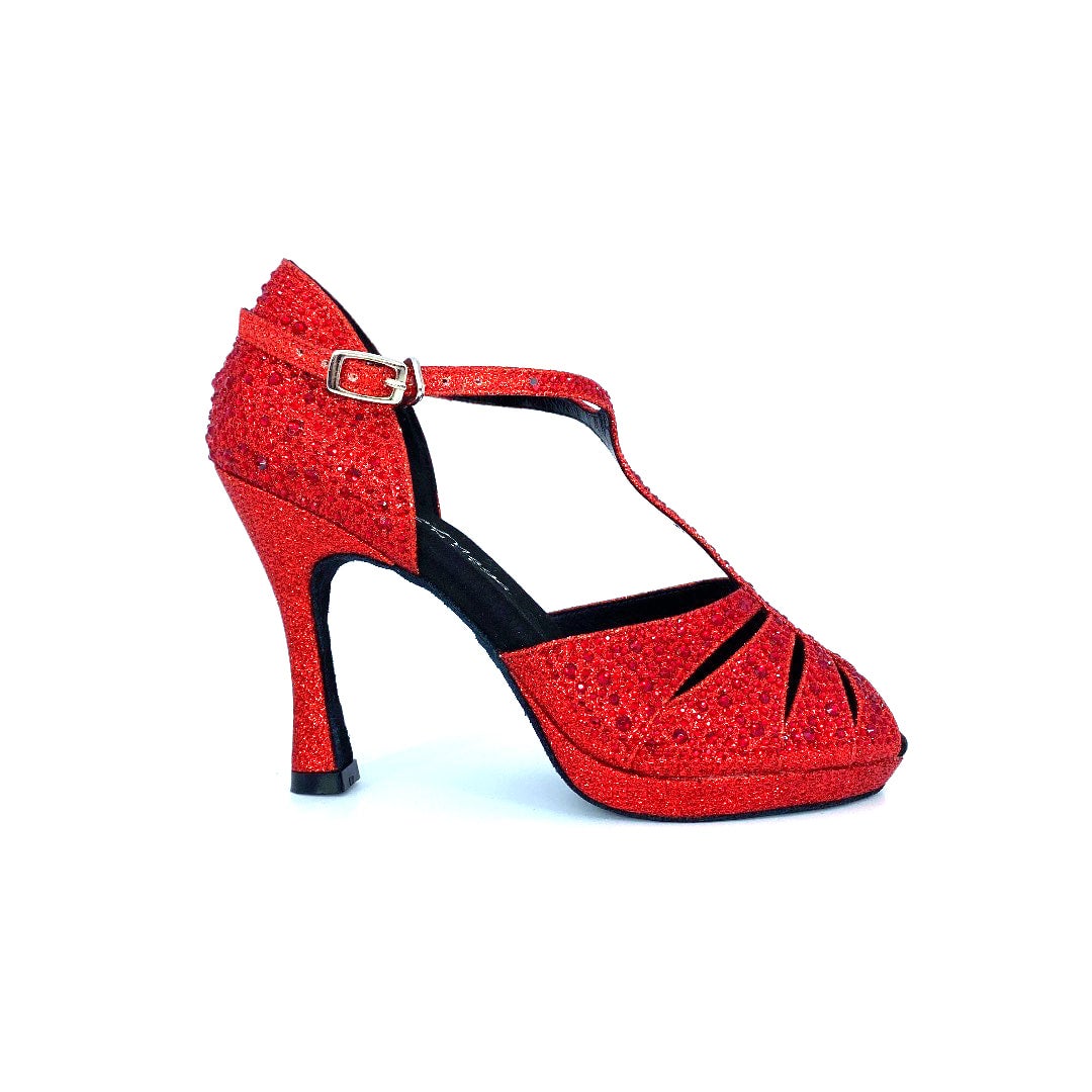 Cha-Cha Red Erica Maya Dance Designs