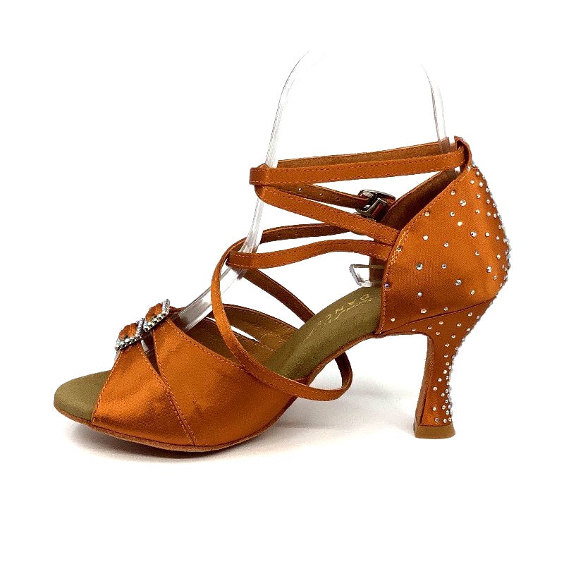 Salsa On2 Tan 3 W Stones Erica Maya Dance Designs
